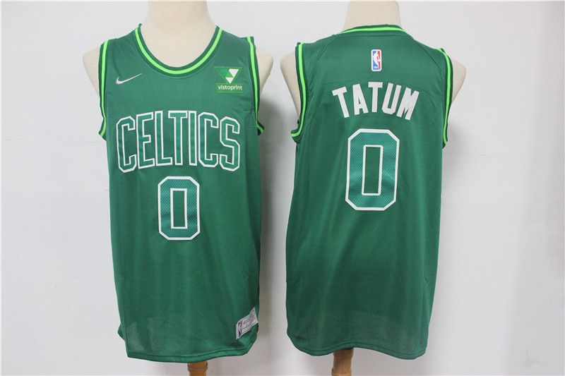 Men Boston Celtics #0 Tatum Green 2021 Nike Playoff bonus NBA Jersey